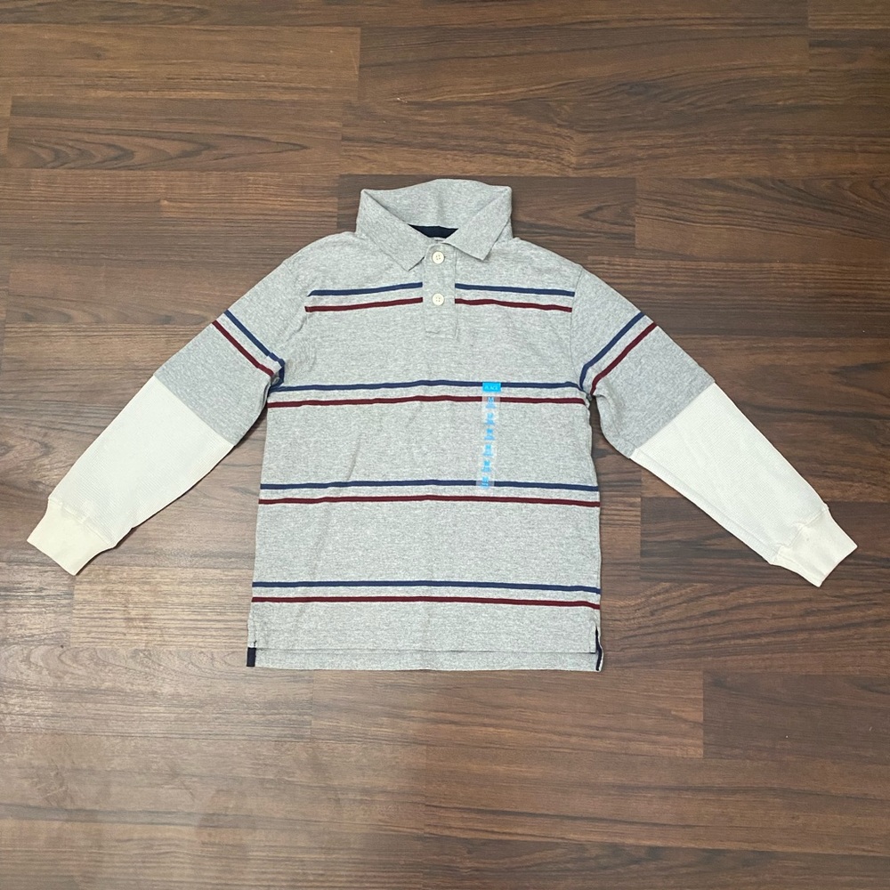 *NWT children’s place long sleeve polo shirt Kids size 7/8